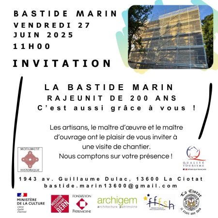 INVITATION CHANTIER BASTIDE 27 JUIN