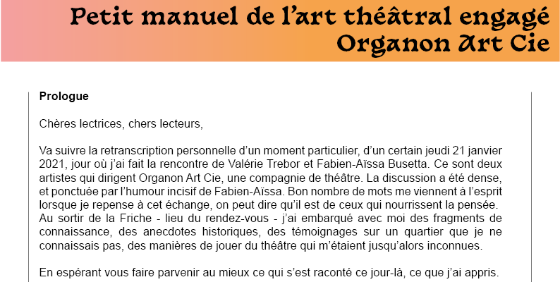 Organon 1